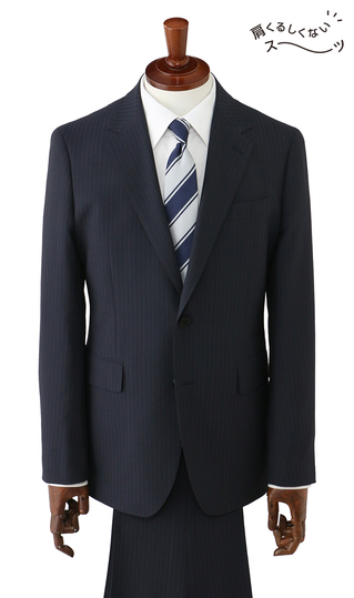 スタイリッシュスーツ【肩くるしくないスーツ】【ツーパンツ】【Plastics Smart】