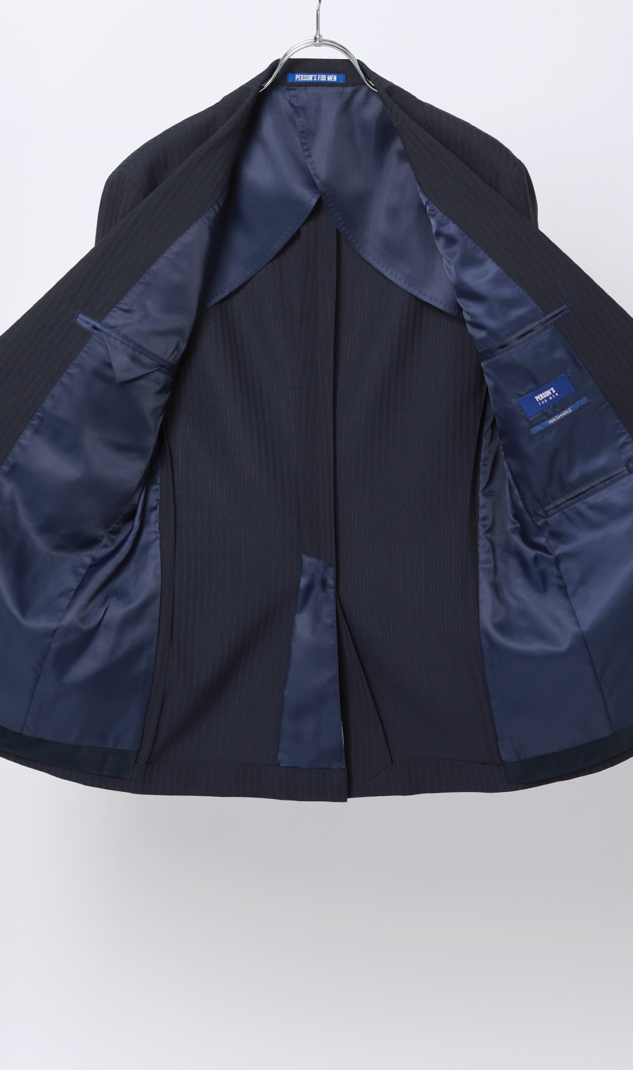 スタイリッシュスーツ【肩くるしくないスーツ】【ツーパンツ】【Plastics Smart】 ネイビー 体型:YA体(スリム型),号数（身長）:3号(160cm)