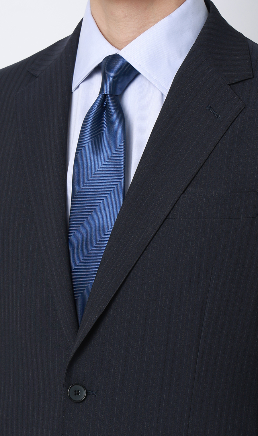 スタイリッシュスーツ【肩くるしくないスーツ】【ツーパンツ】【Plastics Smart】 ネイビー 体型:YA体(スリム型),号数（身長）:3号(160cm)