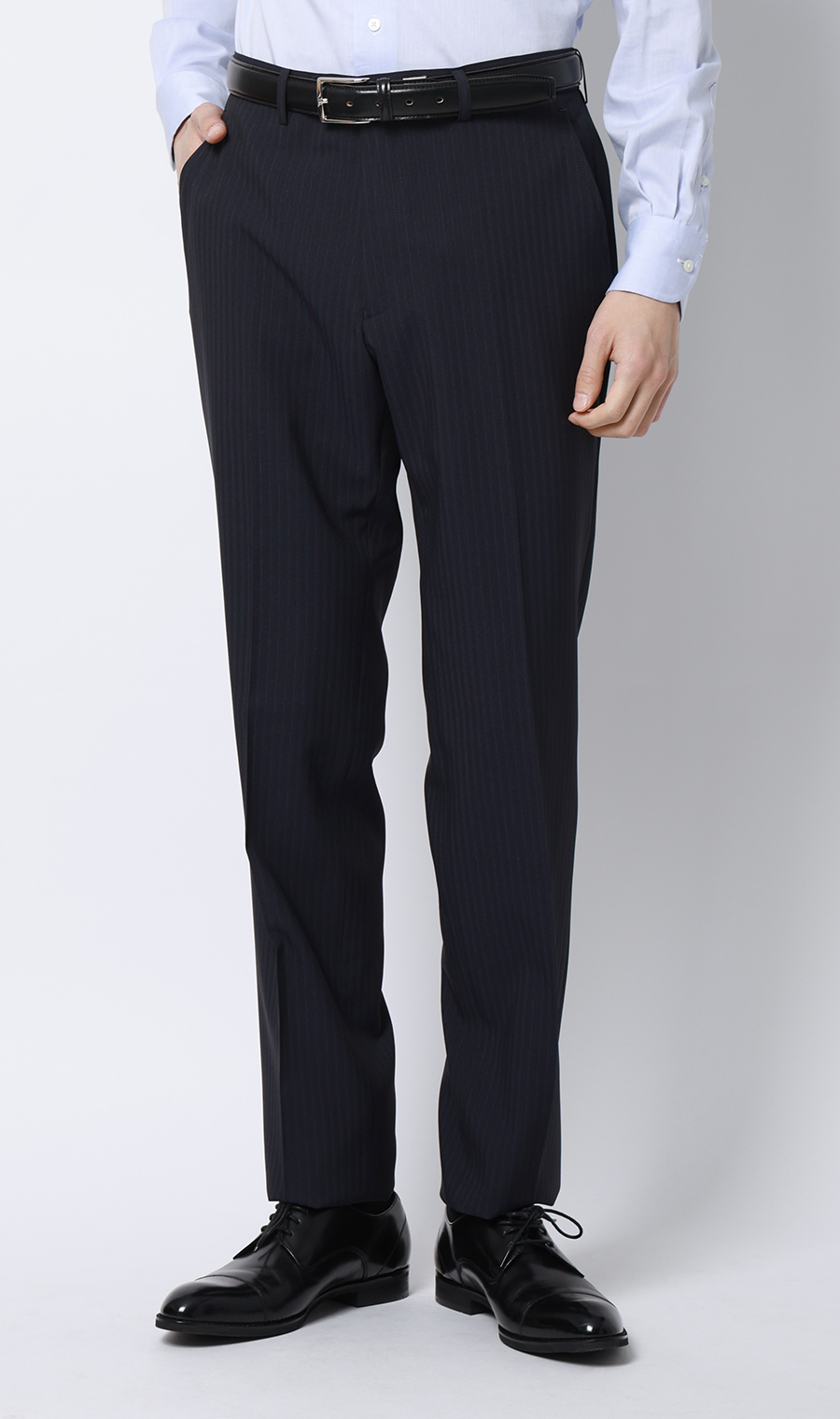 スタイリッシュスーツ【肩くるしくないスーツ】【ツーパンツ】【Plastics Smart】 ネイビー 体型:YA体(スリム型),号数（身長）:3号(160cm)