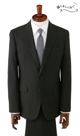 スタイリッシュスーツ【肩くるしくないスーツ】【ツーパンツ】【Plastics Smart】