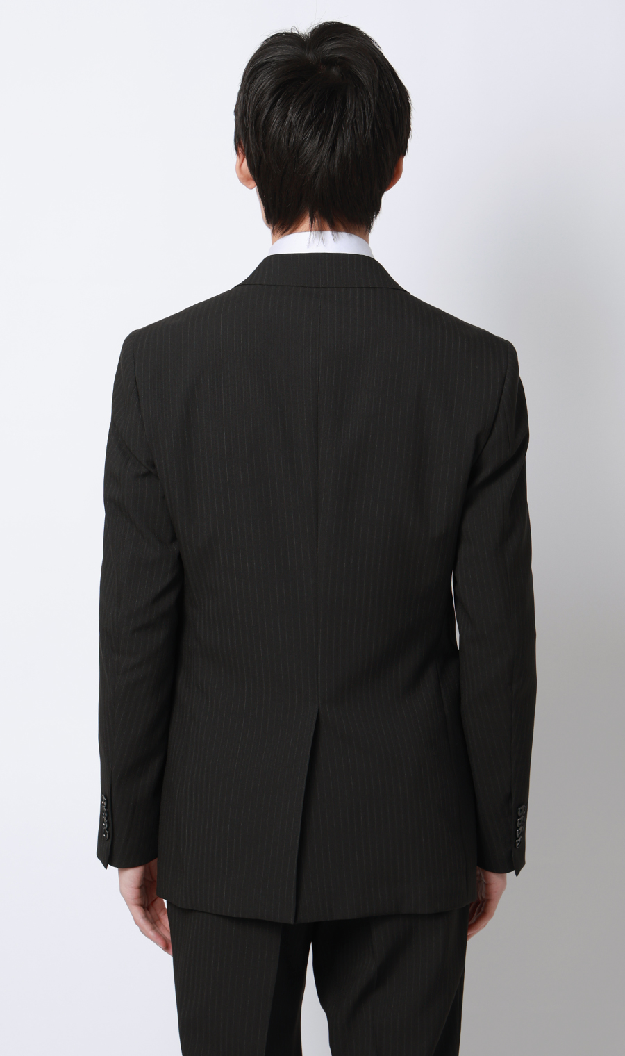 スタイリッシュスーツ【肩くるしくないスーツ】【ツーパンツ】【Plastics Smart】 ブラック 体型:YA体(スリム型),号数（身長）:4号(165cm)