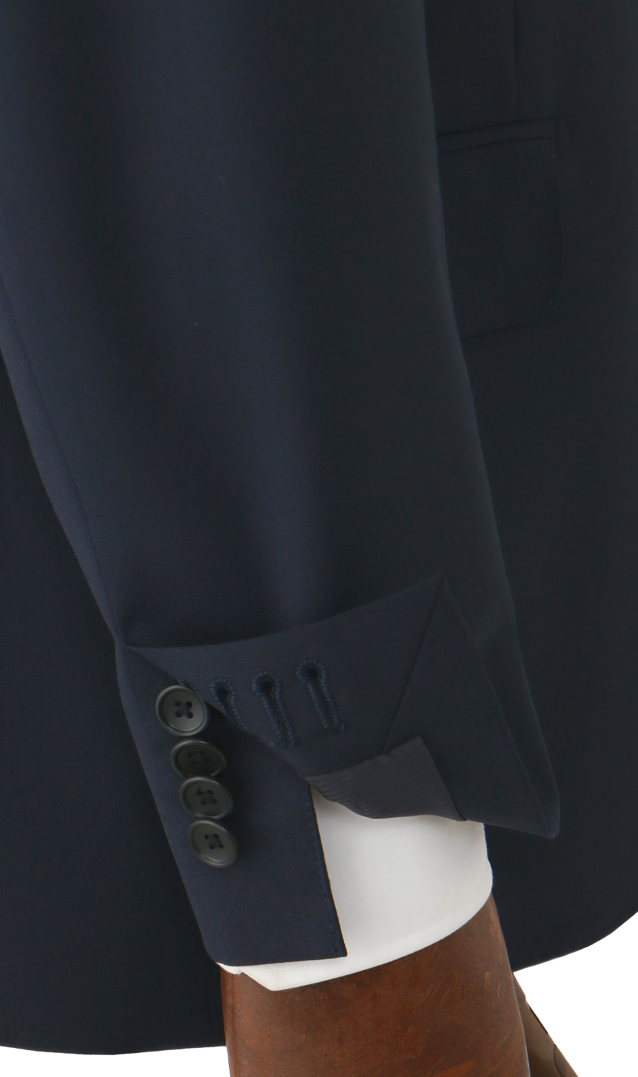 プレミアムスタイリッシュスーツ【ツーパンツ】 ネイビー 体型:YA体(スリム型),号数(身長):3号(160cm)