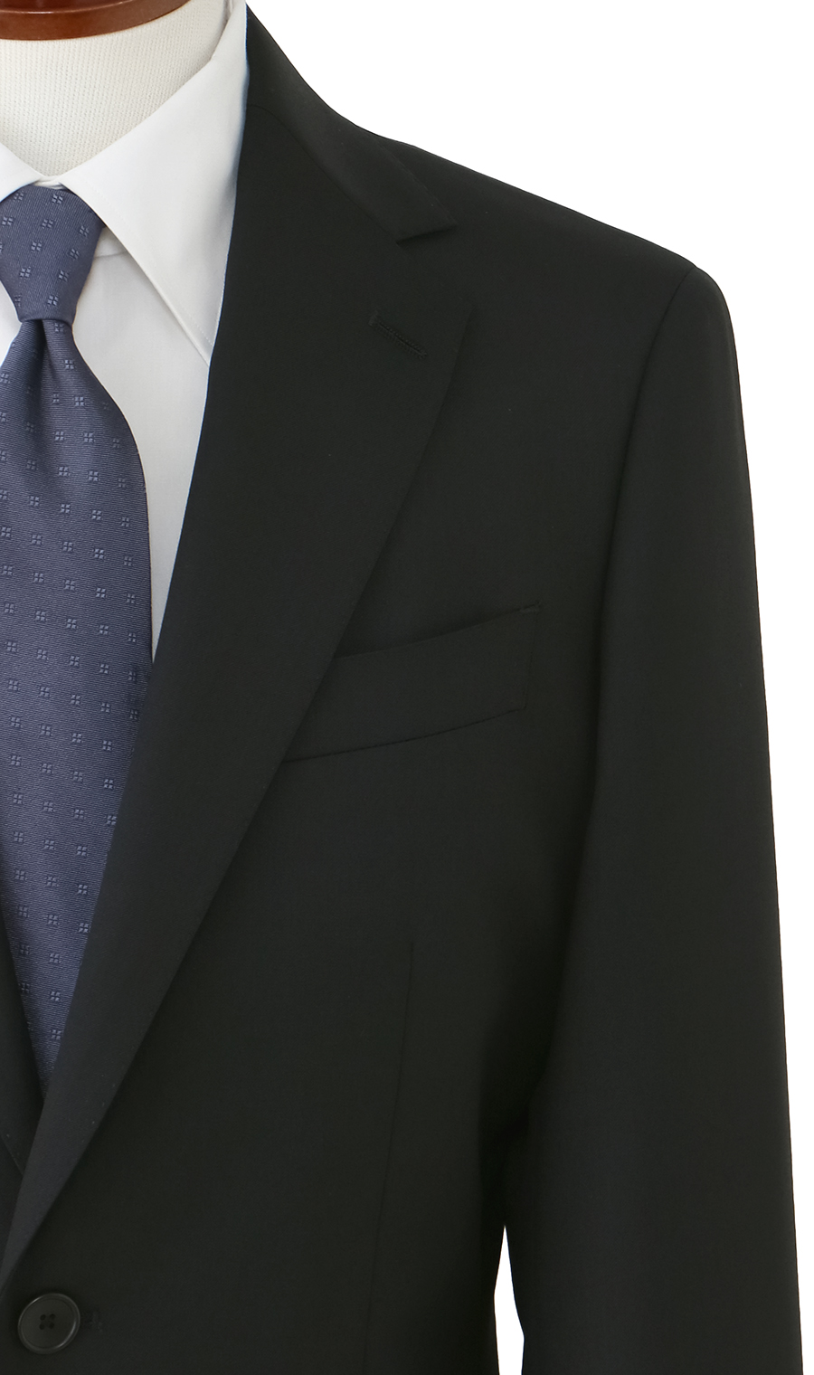 プレミアムスタイリッシュスーツ【ツーパンツ】 ブラック 体型:YA体(スリム型),号数(身長):3号(160cm)