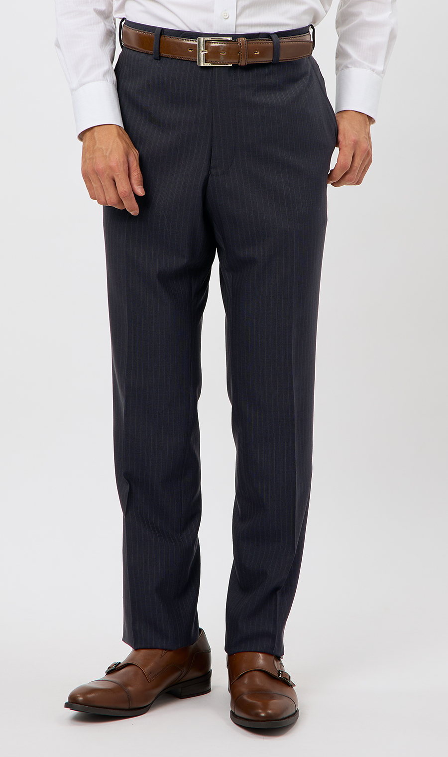 プレミアムスタイリッシュスーツ【ツーパンツ】【Super110’s】 ネイビー 体型:YA体(スリム型),号数（身長）:3号(160cm)