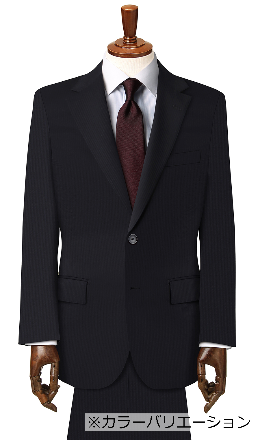 スタイリッシュスーツ《ツーパンツ》《CONTROLα》 ネイビー 体型:YA体(スリム型),号数(身長):3号(160cm)