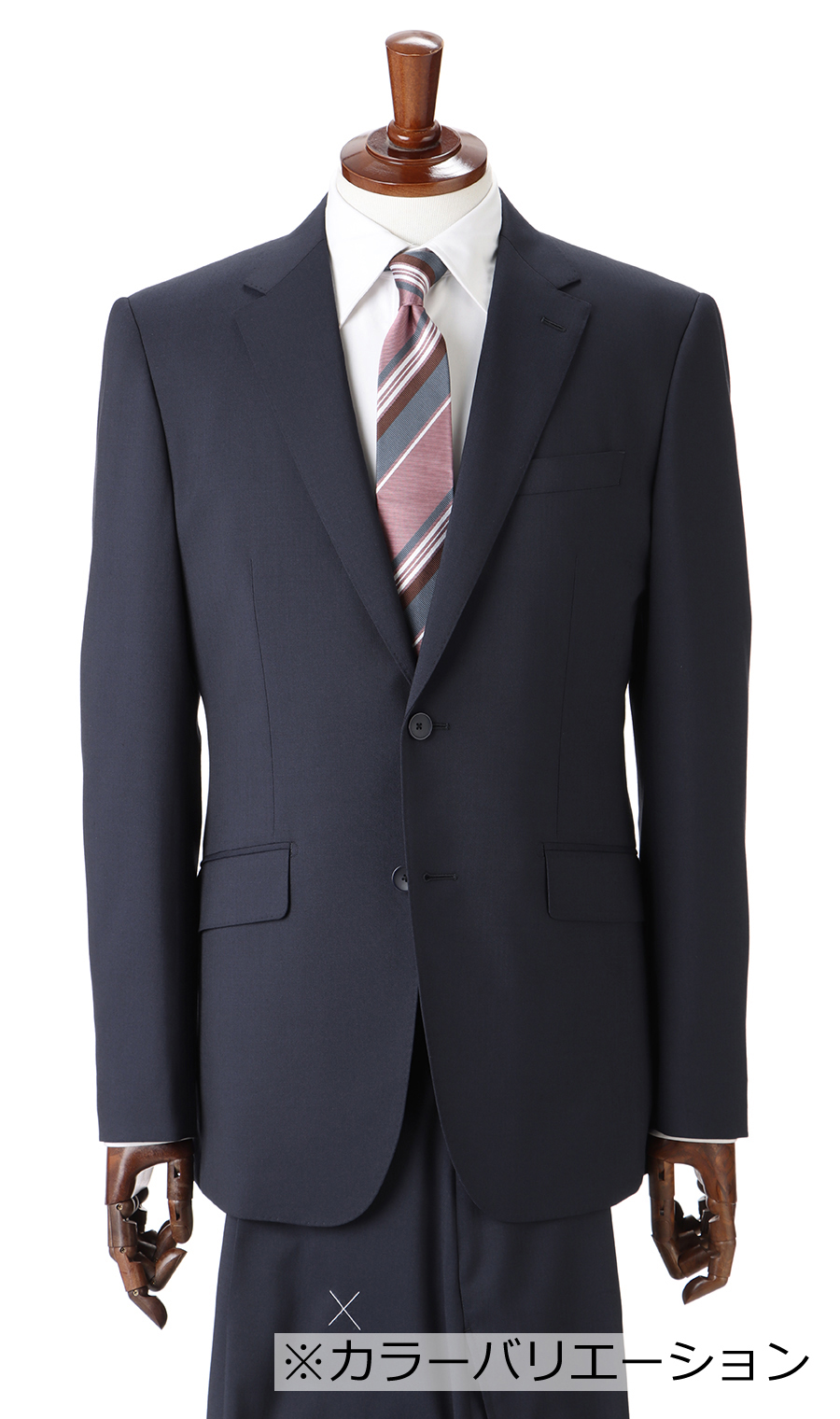 スタイリッシュスーツ《ツーパンツ》《Plastics Smart》 ブラック 体型:YA体(スリム型),号数(身長):3号(160cm)