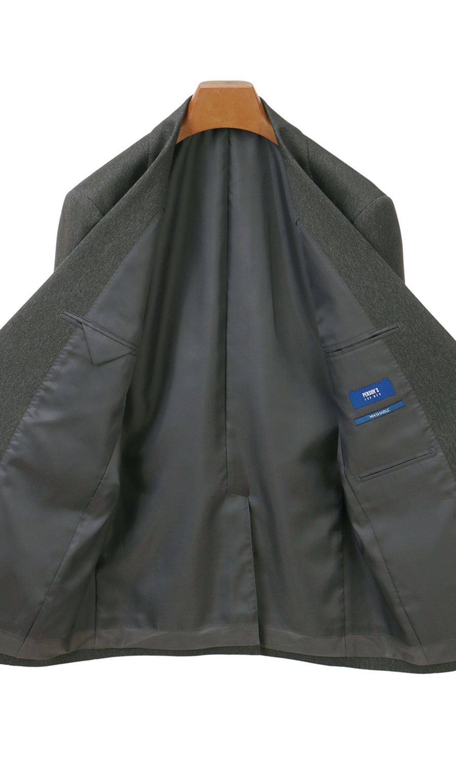 スタイリッシュスーツ【肩くるしくないスーツ】【ツーパンツ】【Plastics Smart】 グレー系 体型:A体(標準型),号数（身長）:3号(160cm)