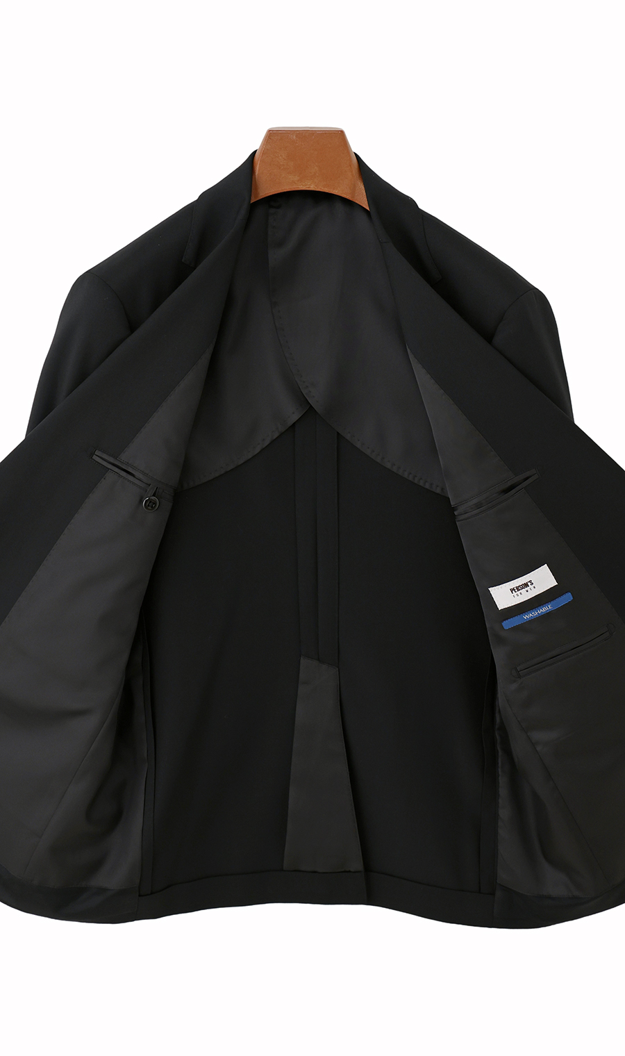 スタイリッシュスーツ【就活】【ツーパンツ】【Plastics Smart】 ブラック 体型:YA体(スリム型),号数（身長）:3号(160cm)