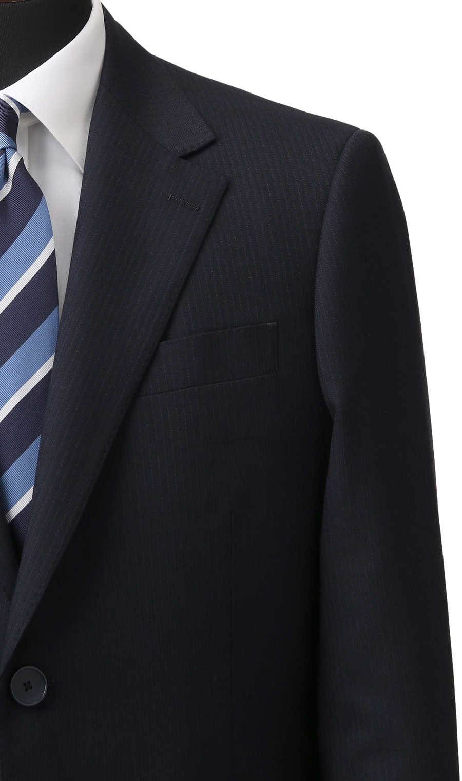 スタイリッシュスーツ《ツーパンツ》《キング&トール》《TioTio PREMIUM》 ネイビー 体型:K体(大きいサイズ),号数（身長）:4号(165cm)