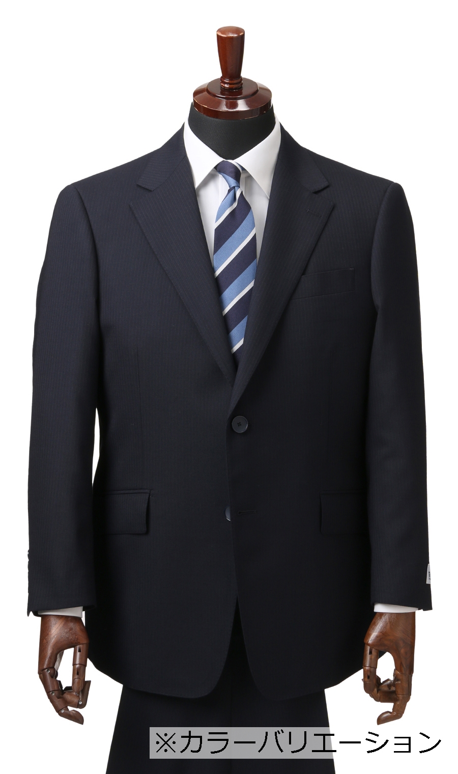 スタイリッシュスーツ《ツーパンツ》《キング&トール》《TioTio PREMIUM》 ネイビー 体型:K体(大きいサイズ),号数（身長）:4号(165cm)