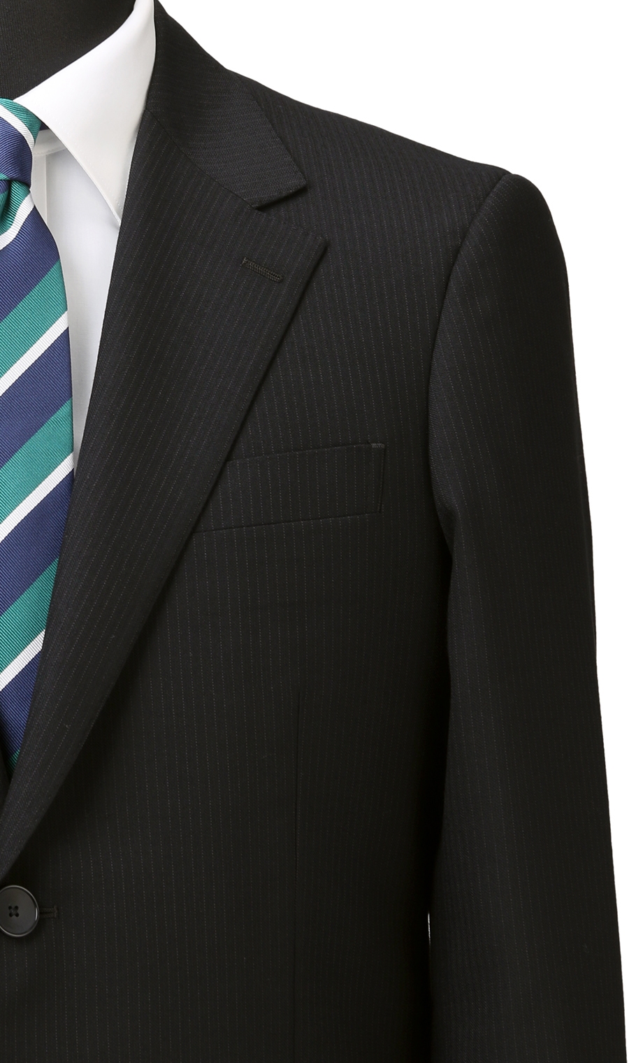 スタイリッシュスーツ《ツーパンツ》《キング&トール》《TioTio PREMIUM》 ブラック 体型:E体(大きいサイズ),号数（身長）:3号(160cm)