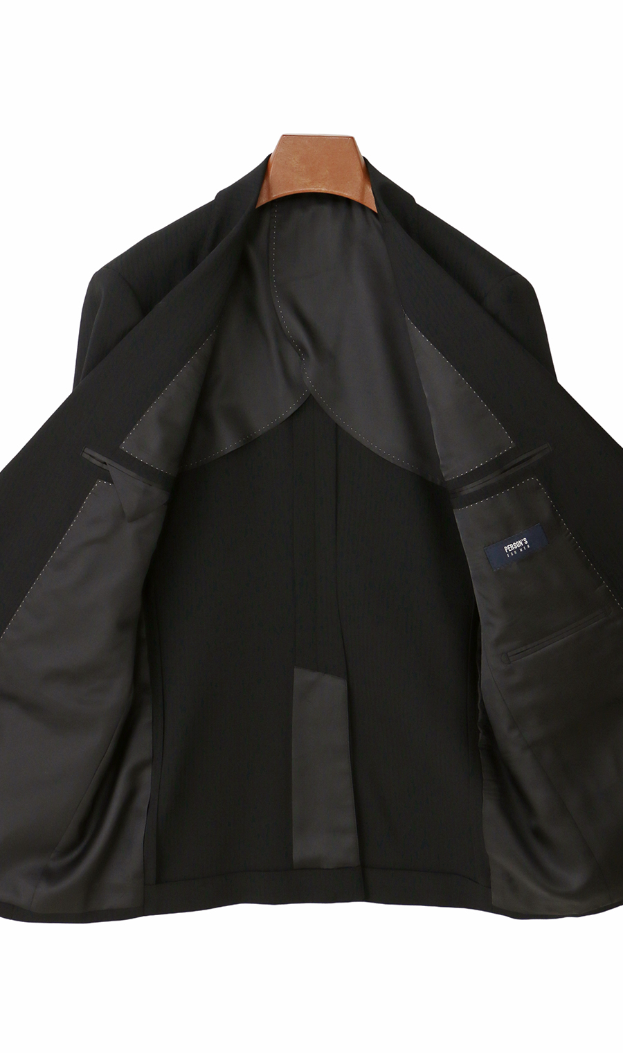 スタイリッシュスーツ【ツーパンツ】【Plastics Smart】 ブラック 体型:YA体(スリム型),号数（身長）:4号(165cm)