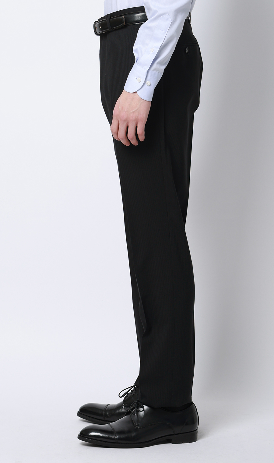 スタイリッシュスーツ【ツーパンツ】【Plastics Smart】 ブラック 体型:YA体(スリム型),号数（身長）:4号(165cm)