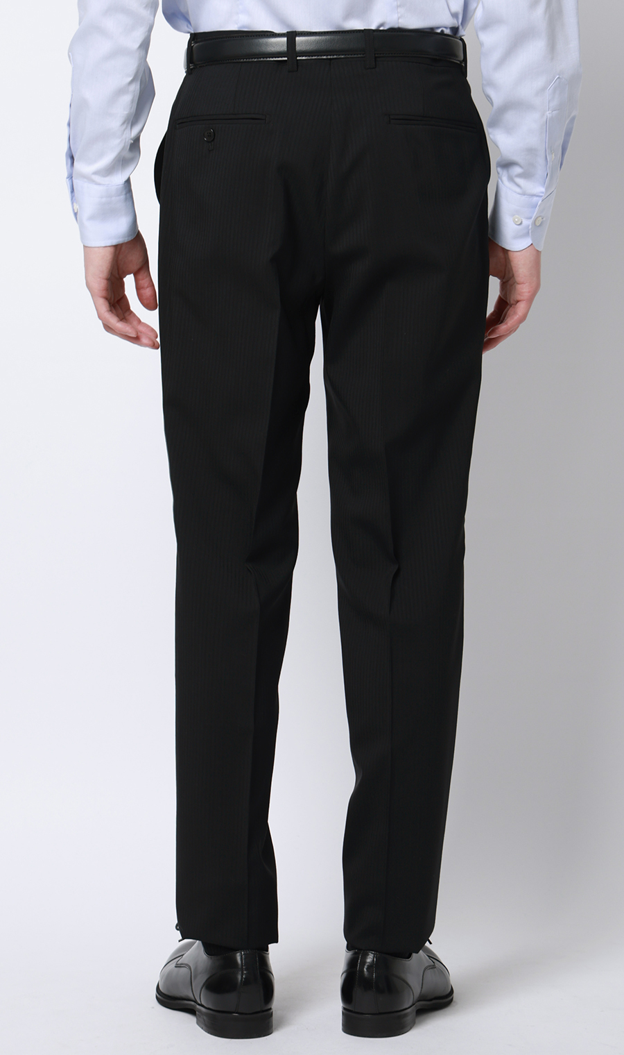 スタイリッシュスーツ【ツーパンツ】【Plastics Smart】 ブラック 体型:YA体(スリム型),号数（身長）:4号(165cm)