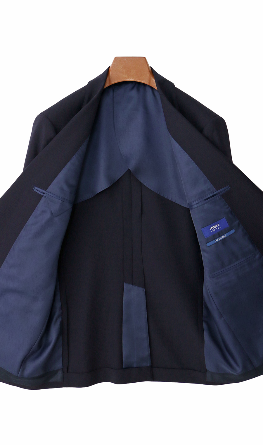 スタイリッシュスーツ【ツーパンツ】【Plastics Smart】 ネイビー 体型:YA体(スリム型),号数（身長）:4号(165cm)