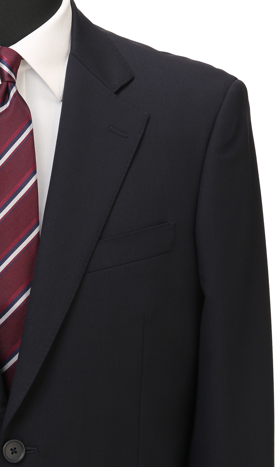 スタンダードスーツ《キング&トール》《ツーパンツ》《nano-pel》 ネイビー 体型:E体(大きいサイズ),号数（身長）:10号(195cm)