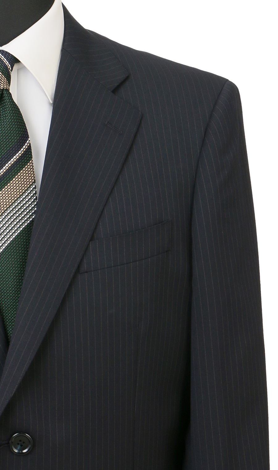 スタンダードスーツ【ツーパンツ】【キング&トール】【Plastics Smart】 ネイビー 体型:E体(大きいサイズ),号数（身長）:3号(160cm)