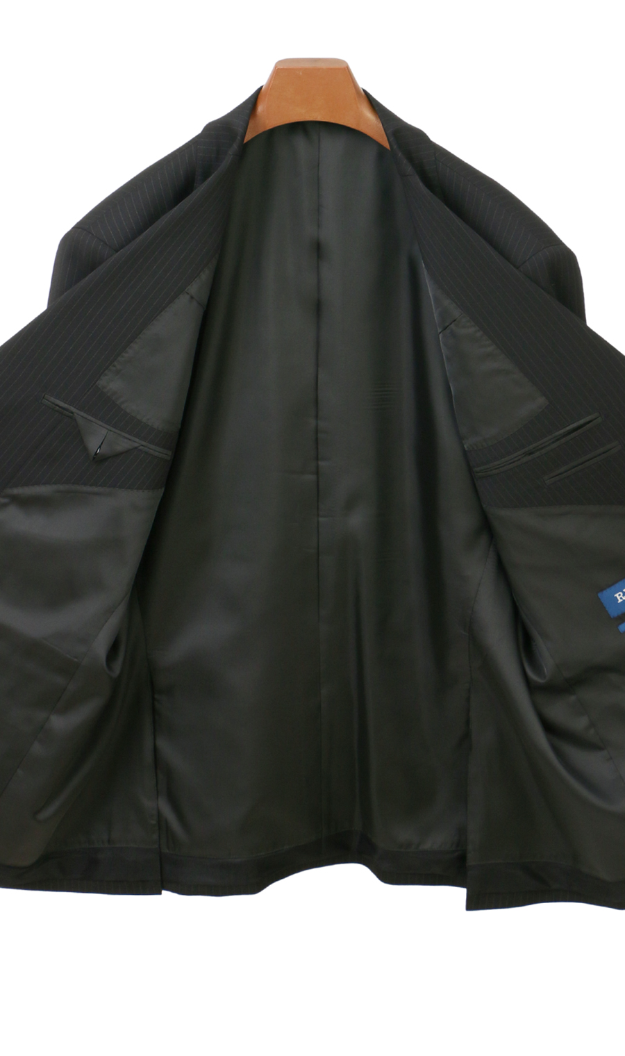 スタンダードスーツ【ツーパンツ】【キング&トール】【Plastics Smart】 ブラック 体型:E体(大きいサイズ),号数（身長）:4号(165cm)