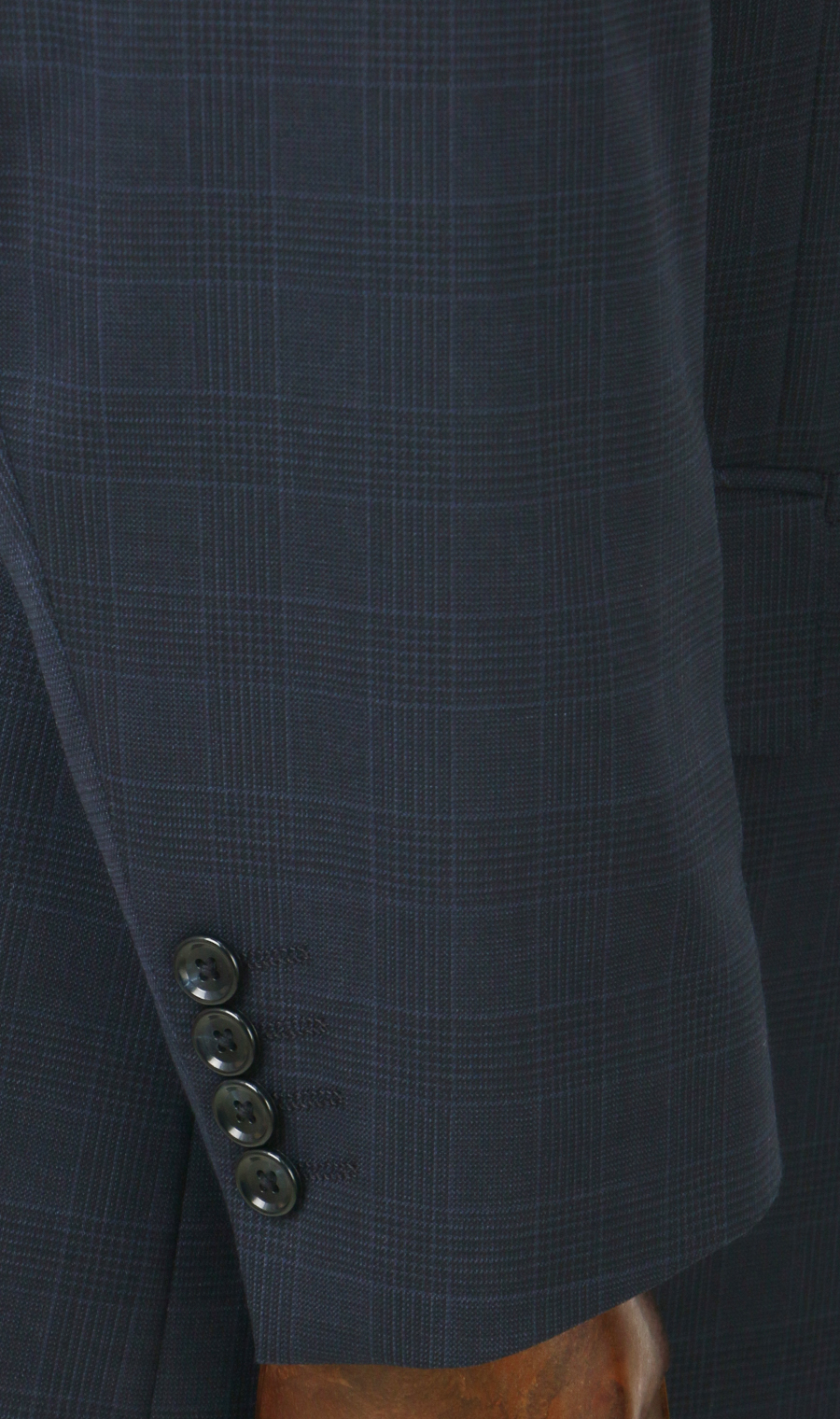 スタンダードスーツ【ツーパンツ】【キング&トール】【Plastics Smart】 ネイビー 体型:E体(大きいサイズ),号数（身長）:4号(165cm)