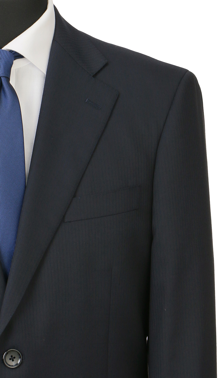 スタンダードスーツ【キング&トール】【ツーパンツ】【Plastics Smart】 ネイビー 体型:E体(大きいサイズ),号数（身長）:3号(160cm)