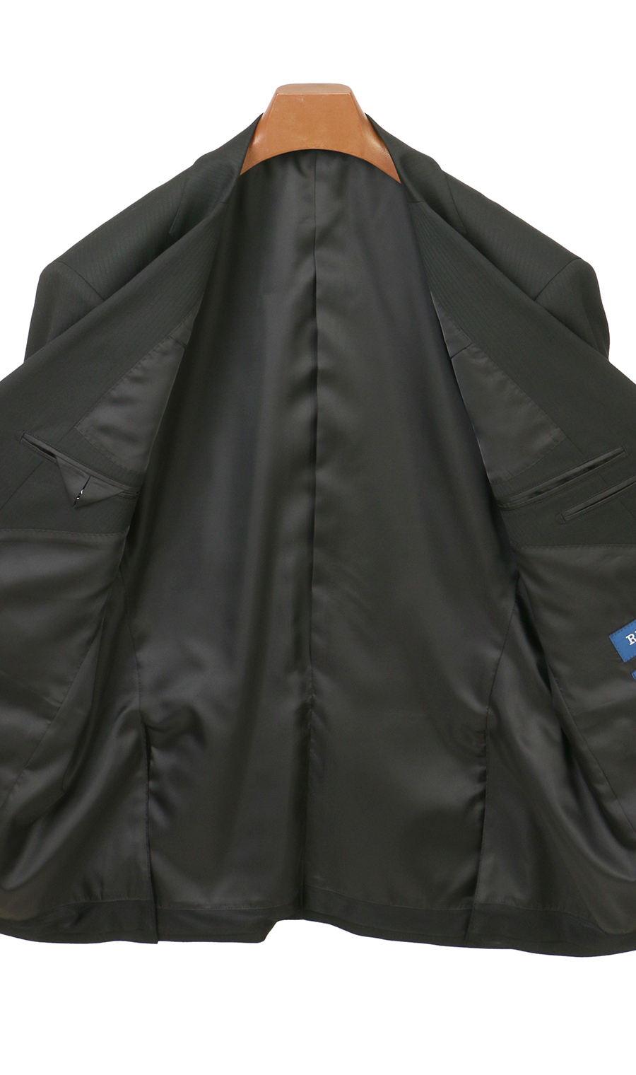 スタンダードスーツ【キング&トール】【ツーパンツ】【Plastics Smart】 ブラック 体型:E体(大きいサイズ),号数(身長):7号(180cm)