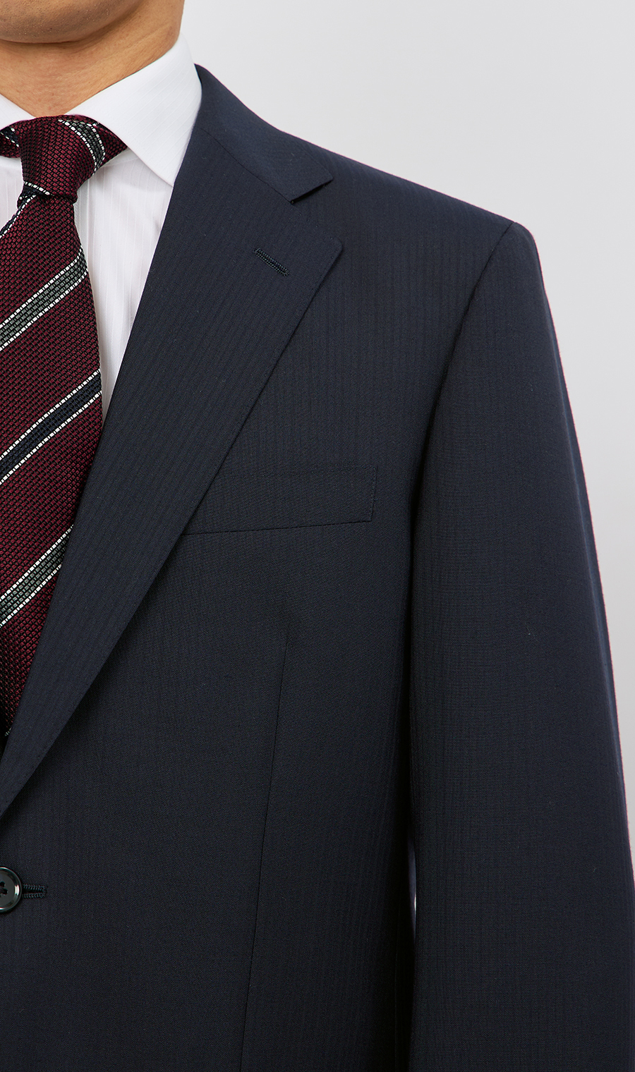 スタンダードスーツ【ツーパンツ】【ウォッシャブル】 ネイビー 体型:A体(標準型),号数(身長):4号(165cm)