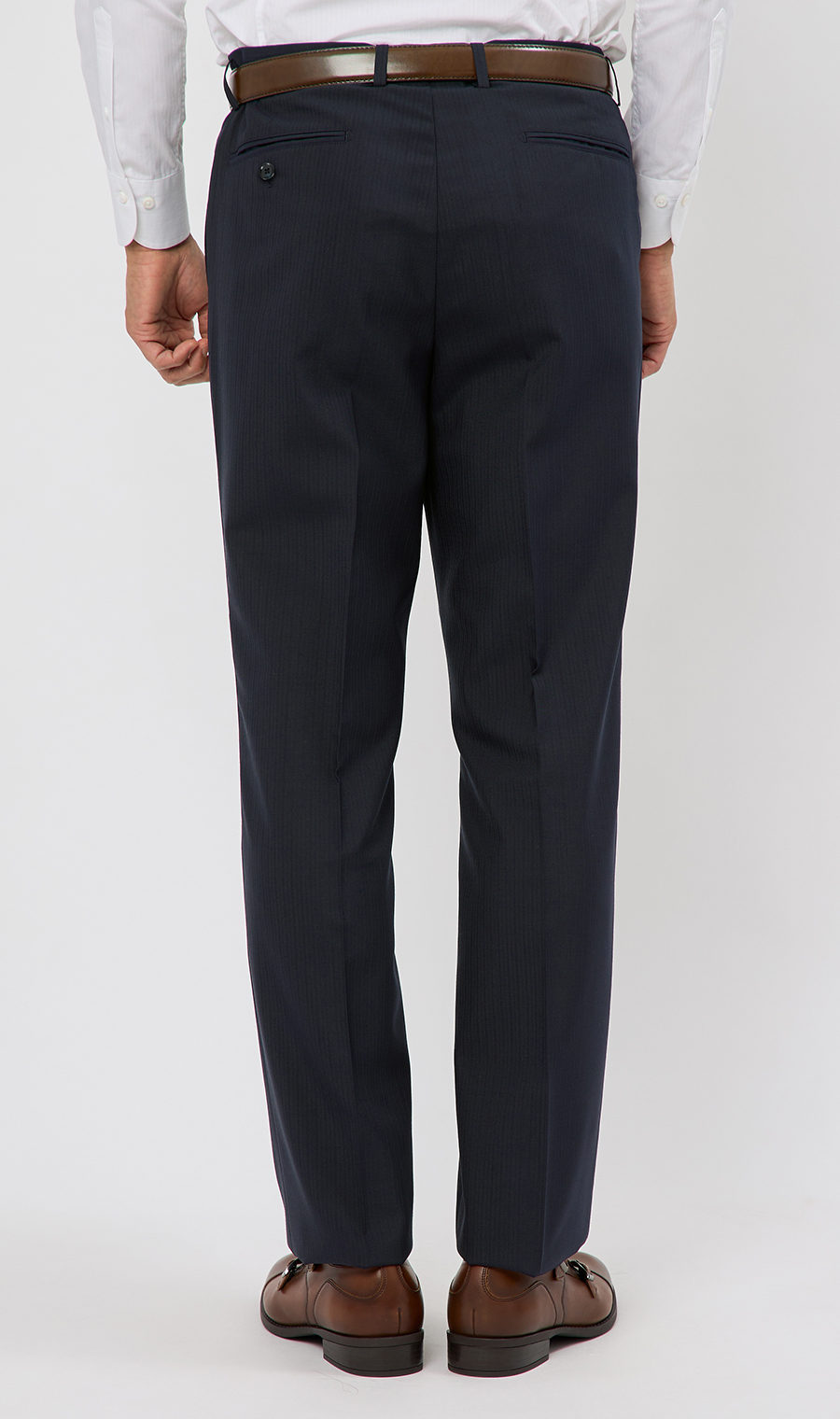 スタンダードスーツ【ツーパンツ】【ウォッシャブル】 ネイビー 体型:A体(標準型),号数(身長):4号(165cm)