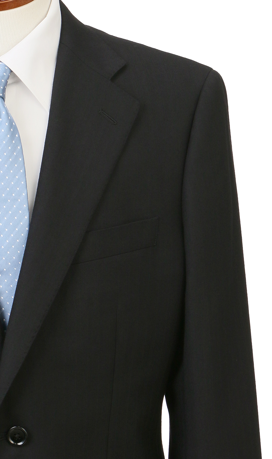 スタンダードスーツ【ツーパンツ】【Plastics Smart】 ブラック 体型:A体(標準型),号数（身長）:3号(160cm)