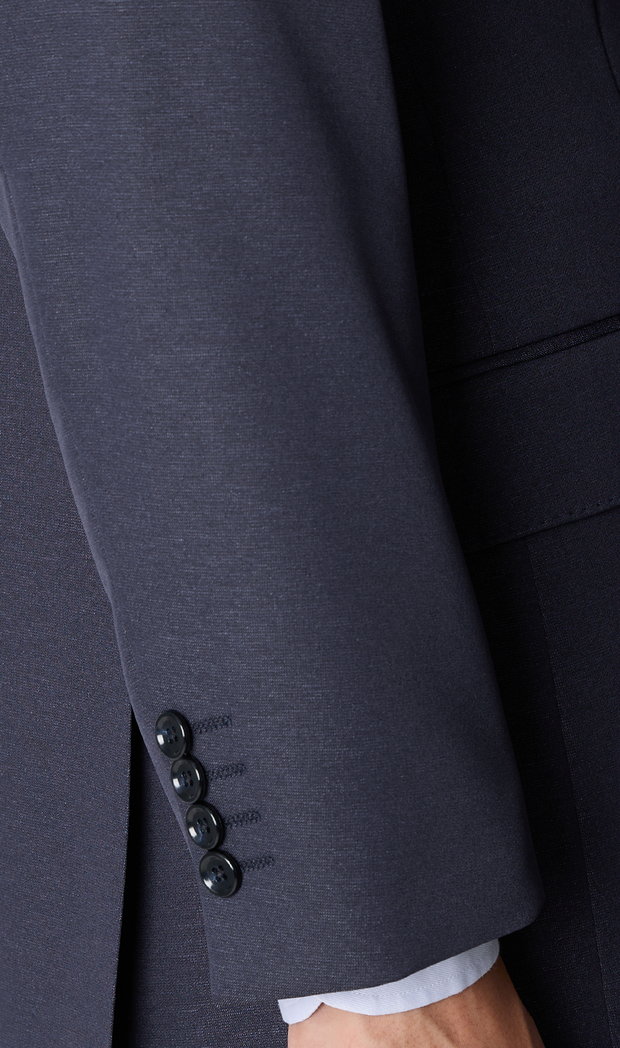 スタンダードスーツ【肩くるしくないスーツ】【ツーパンツ】【Plastics Smart】 ネイビー 体型:A体(標準型),号数（身長）:3号(160cm)