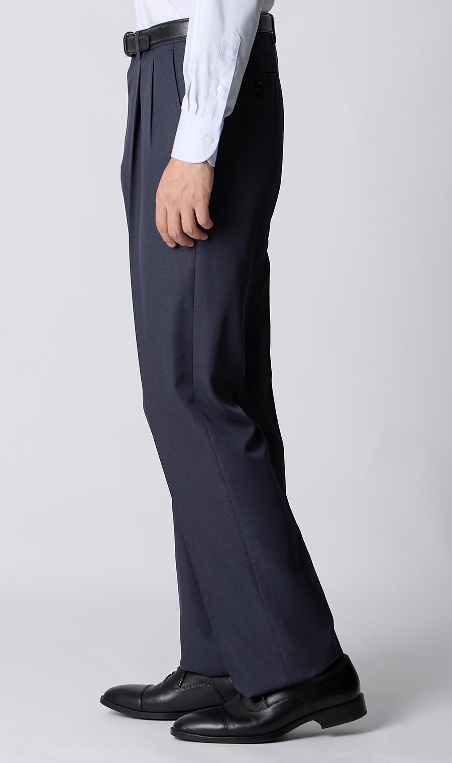 スタンダードスーツ【肩くるしくないスーツ】【ツーパンツ】【Plastics Smart】 ネイビー 体型:A体(標準型),号数（身長）:3号(160cm)