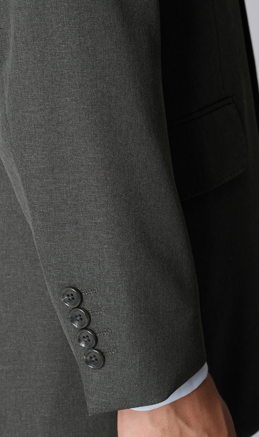 スタンダードスーツ【肩くるしくないスーツ】【ツーパンツ】【Plastics Smart】 チャコール 体型:A体(標準型),号数（身長）:3号(160cm)