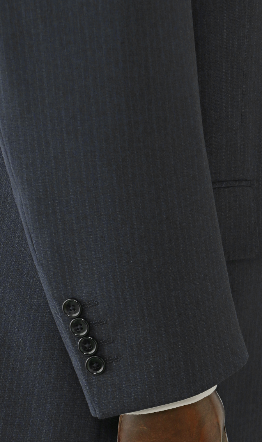 スタンダードスーツ【ツーパンツ】【ウォッシャブル】【Plastics Smart】 ネイビー 体型:E体(大きいサイズ),号数（身長）:3号(160cm)