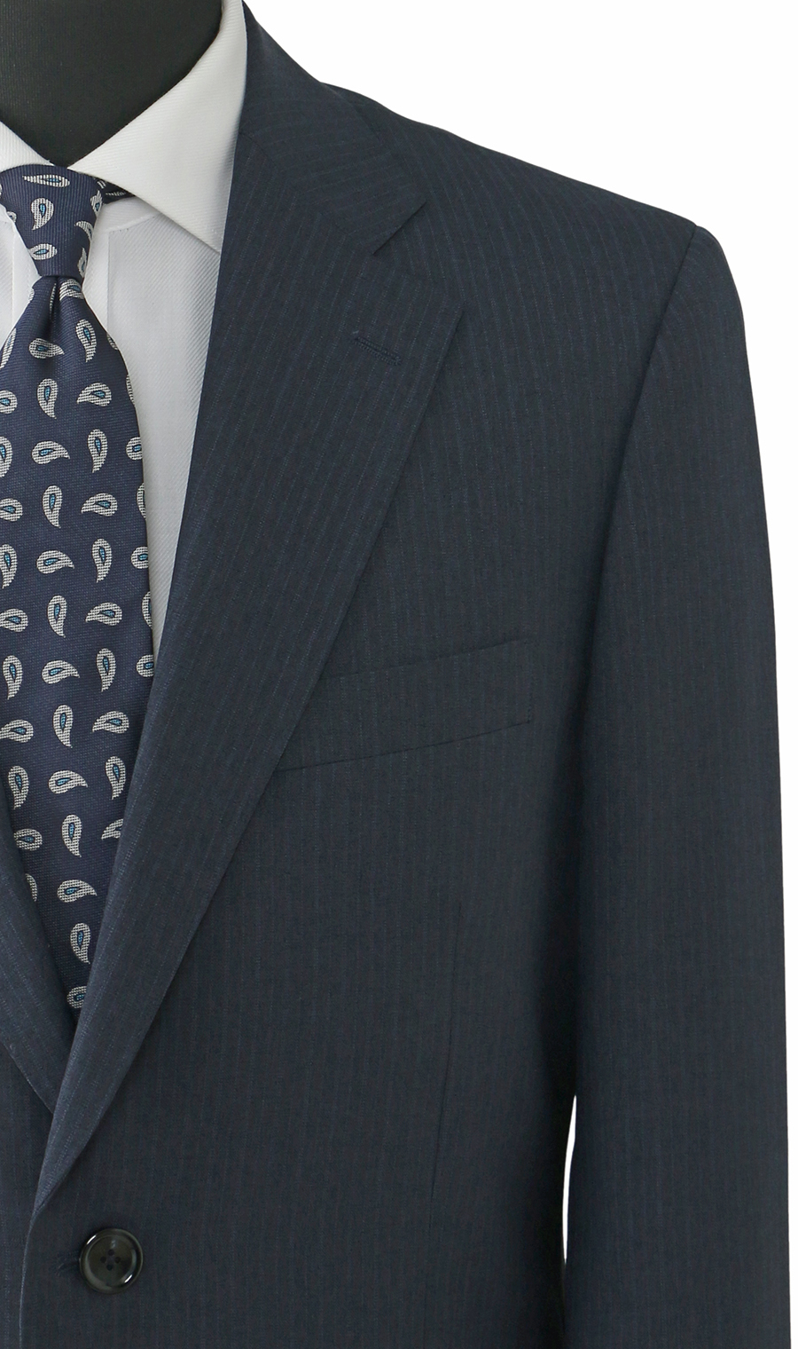 スタンダードスーツ【ツーパンツ】【ウォッシャブル】【Plastics Smart】 ネイビー 体型:E体(大きいサイズ),号数（身長）:3号(160cm)