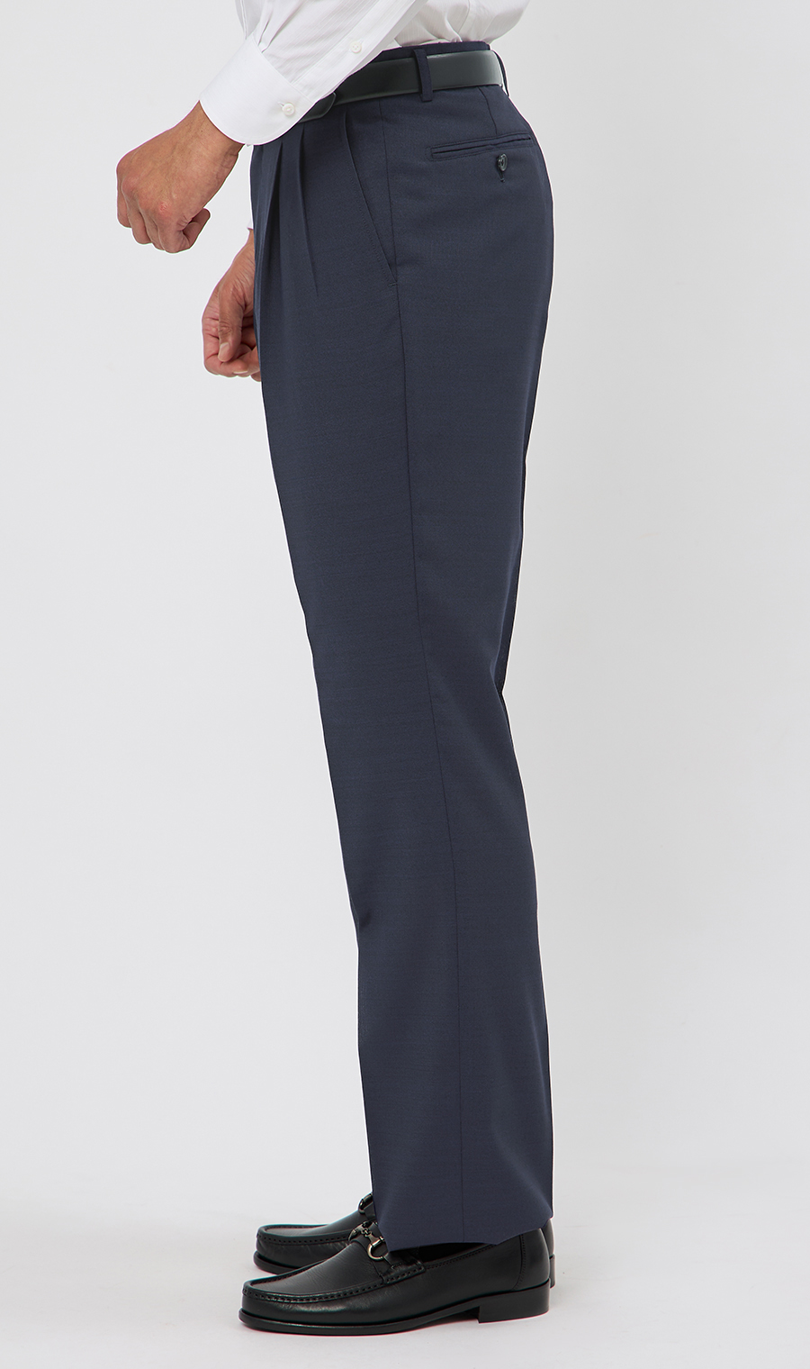 スタンダードスーツ【ツーパンツ】【清涼】【Plastics Smart】 ネイビー 体型:A体(標準型),号数（身長）:3号(160cm)