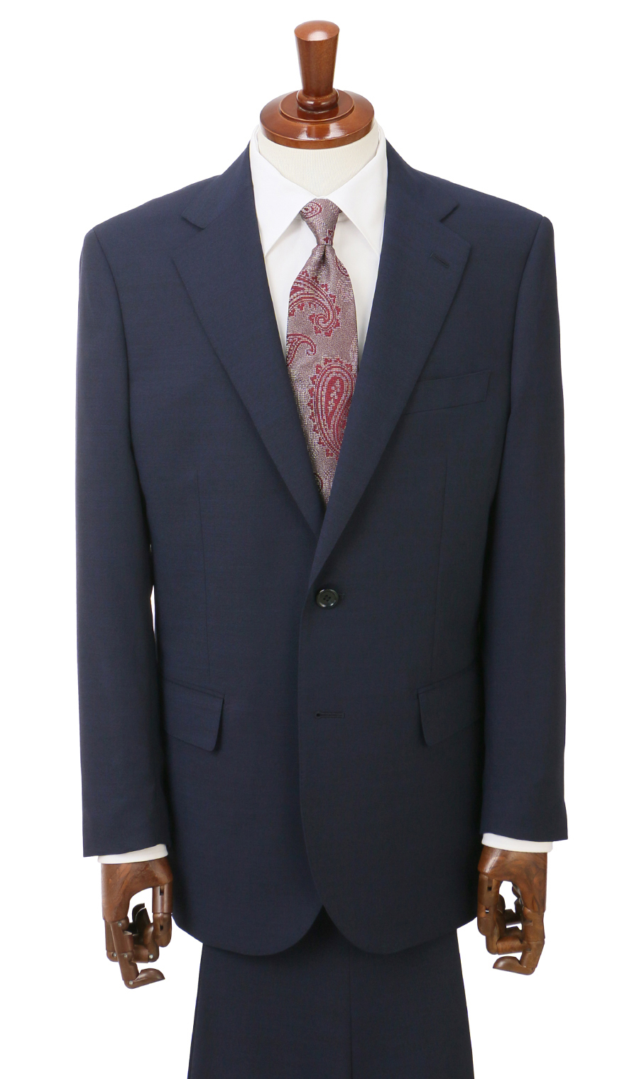 スタンダードスーツ【ツーパンツ】【清涼】【Plastics Smart】 ネイビー 体型:A体(標準型),号数（身長）:3号(160cm)