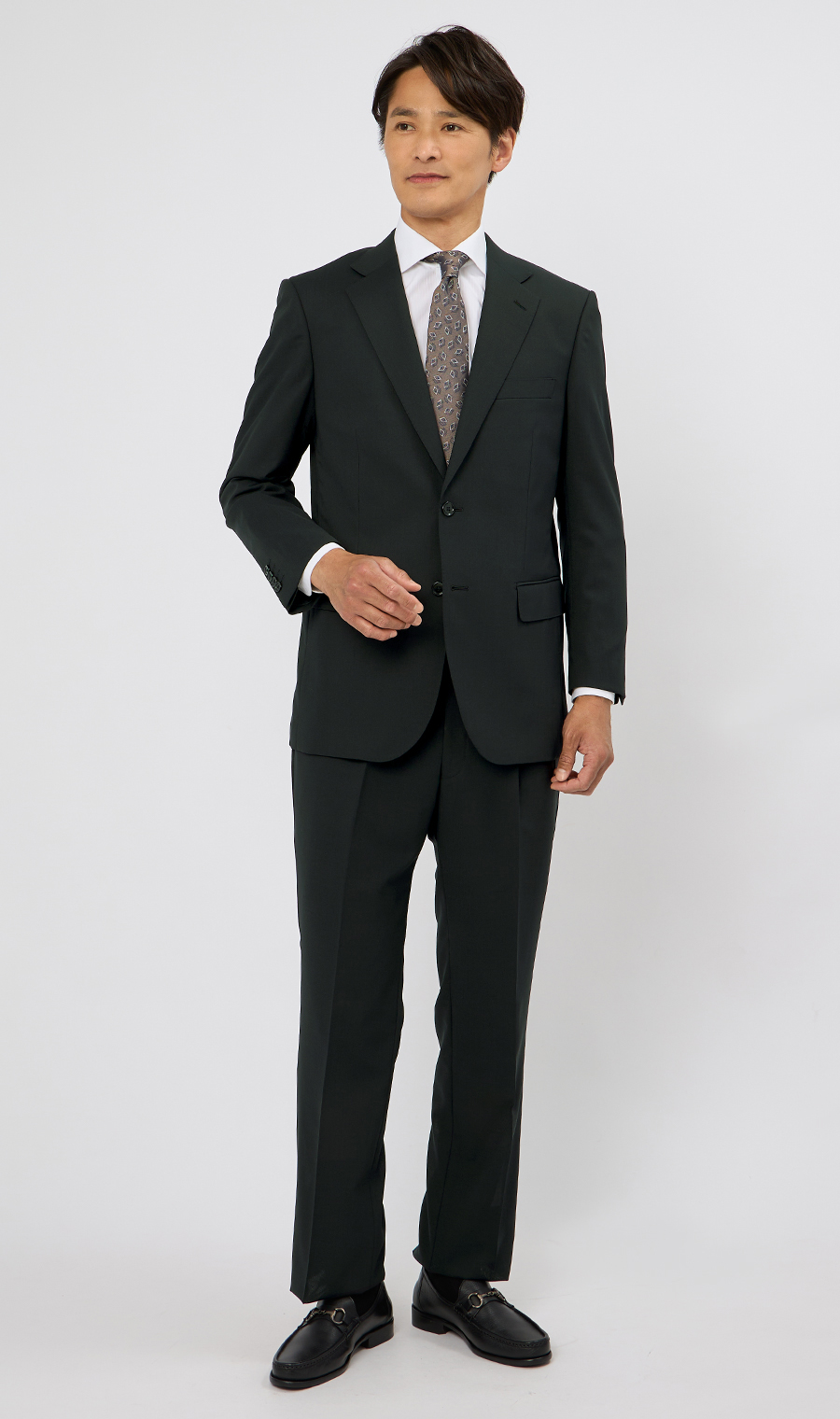 スタンダードスーツ【ツーパンツ】【清涼】【Plastics Smart】 ブラック 体型:A体(標準型),号数（身長）:3号(160cm)