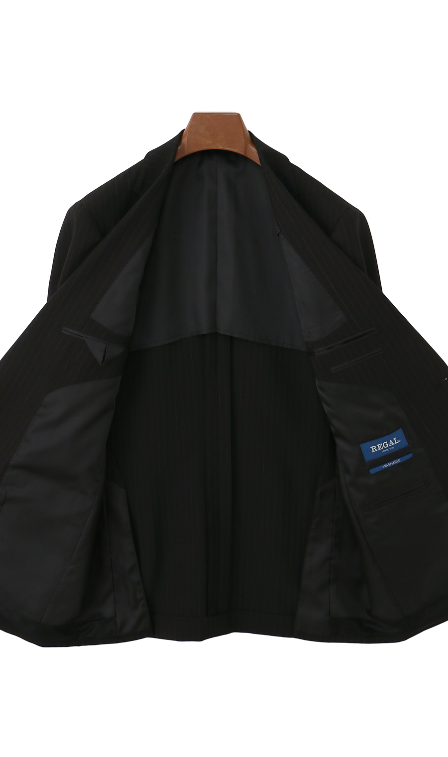 スタンダードスーツ【肩くるしくないスーツ】【ツーパンツ】【Plastics Smart】 ブラック 体型:A体(標準型),号数（身長）:5号(170cm)