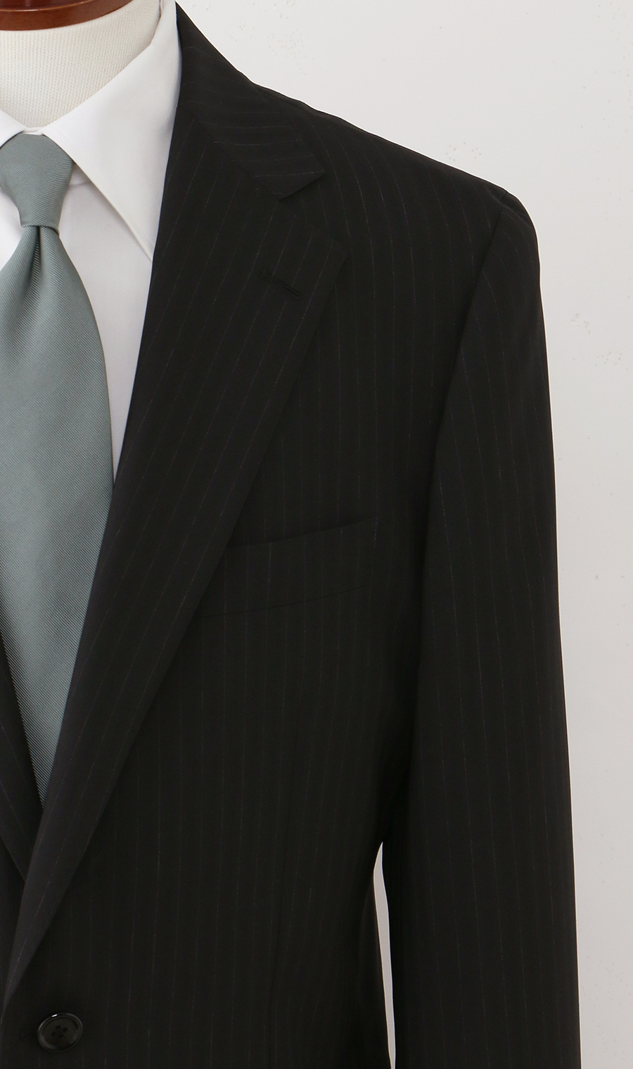 スタンダードスーツ【肩くるしくないスーツ】【ツーパンツ】【Plastics Smart】 ブラック 体型:A体(標準型),号数（身長）:5号(170cm)