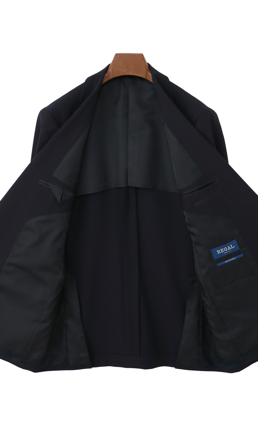 スタンダードスーツ【肩くるしくないスーツ】【ツーパンツ】【Plastics Smart】 ネイビー 体型:A体(標準型),号数(身長):3号(160cm)