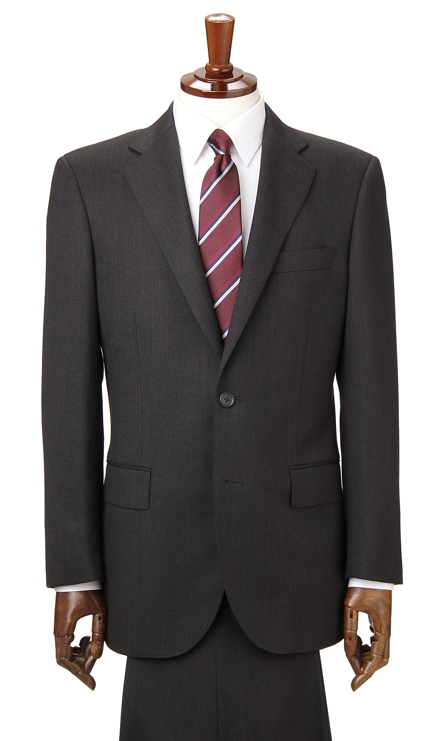 スタンダードスーツ《ツーパンツ》《nano-pel》 グレー 体型:A体(標準型),号数(身長):3号(160cm)