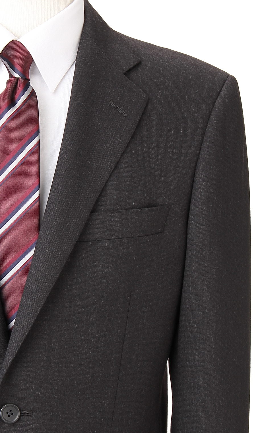 スタンダードスーツ《ツーパンツ》《nano-pel》 グレー 体型:A体(標準型),号数(身長):3号(160cm)