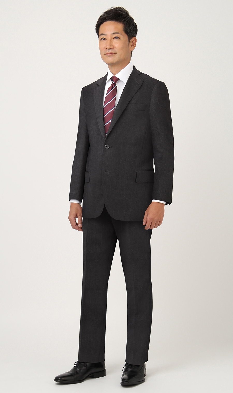 スタンダードスーツ《ツーパンツ》《nano-pel》 グレー 体型:A体(標準型),号数(身長):3号(160cm)