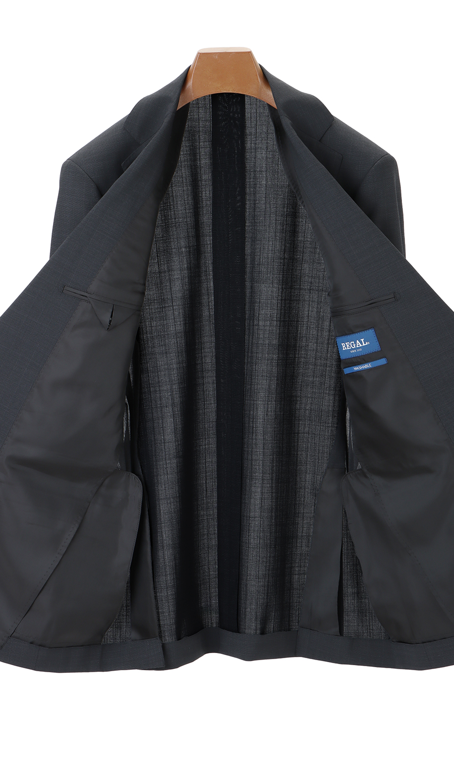 スタンダードスーツ【ツーパンツ】【清涼】【Plastics Smart】 グレー 体型:A体(標準型),号数（身長）:4号(165cm)