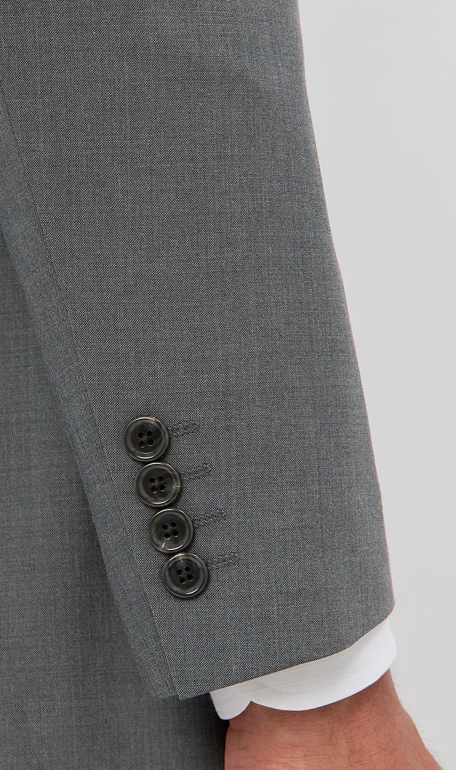 スタンダードスーツ【ツーパンツ】【清涼】【Plastics Smart】 グレー 体型:A体(標準型),号数（身長）:4号(165cm)