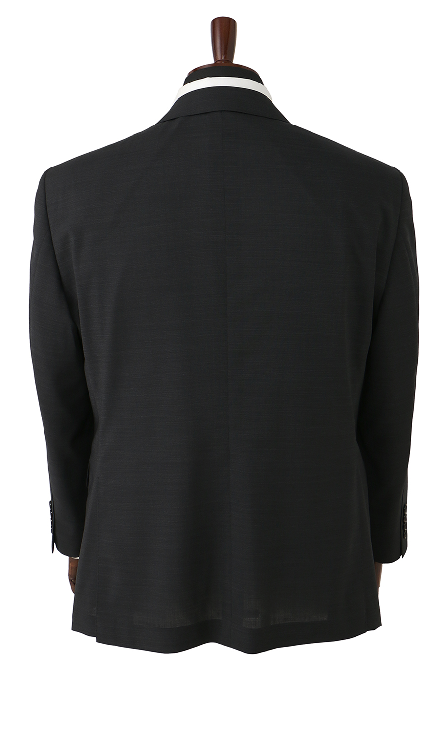 スタンダードスーツ【清涼】【ツーパンツ】【キング＆トール】【Plastics Smart】 ブラック 体型:E体(大きいサイズ),号数（身長）:4号(165cm)