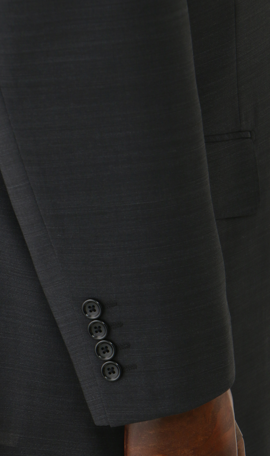 スタンダードスーツ【清涼】【ツーパンツ】【キング＆トール】【Plastics Smart】 ブラック 体型:E体(大きいサイズ),号数（身長）:4号(165cm)