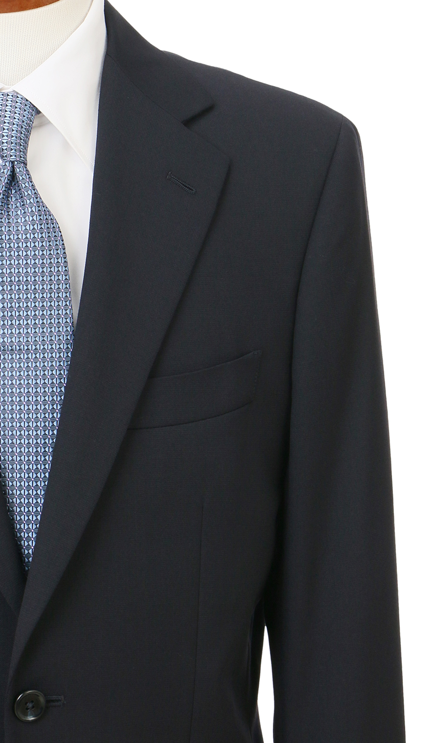 スタンダードスーツ【ツーパンツ】 ネイビー 体型:A体(標準型),号数（身長）:4号(165cm)