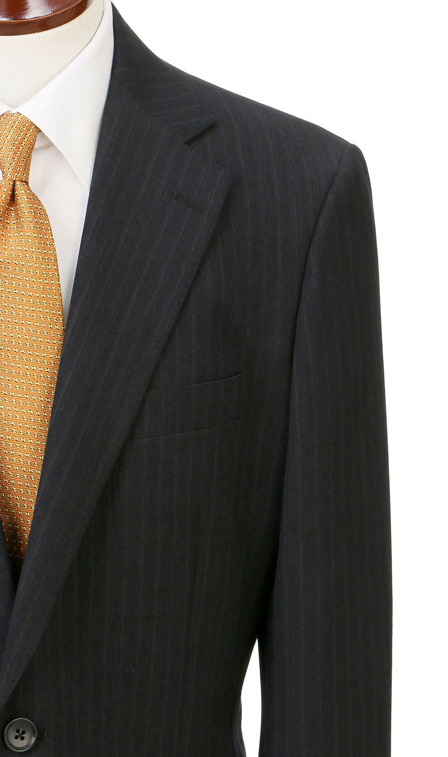 スタンダードスーツ【肩くるしくないスーツ】【ツーパンツ】【Plastics Smart】 チャコール 体型:A体(標準型),号数（身長）:3号(160cm)