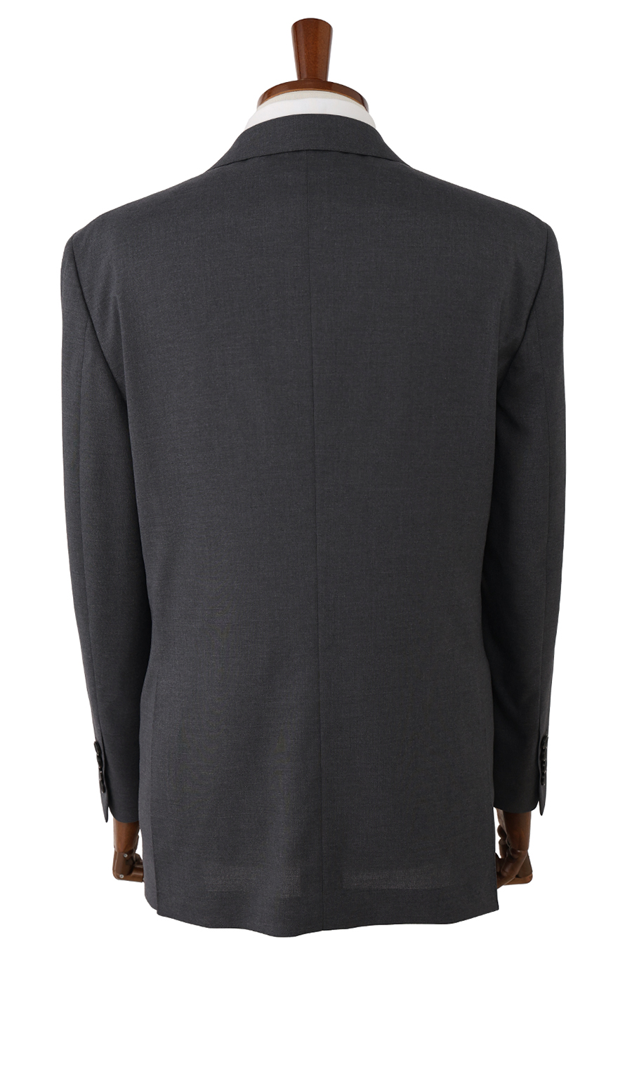 スタンダードスーツ【肩くるしくないスーツ】【ツーパンツ】【Plastics Smart】 グレー 体型:AB体(がっちり型),号数(身長):4号(165cm)